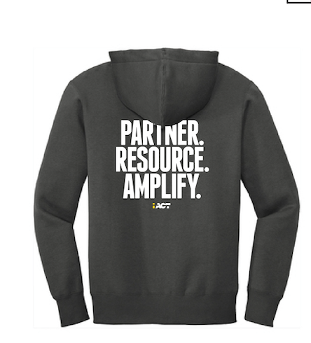 iACT Hoodie - Black Zip Up